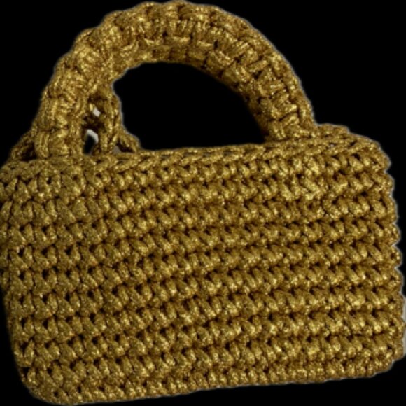 J. Crew Cadiz Macrame Crossbody Phone Bag - Two Bags Gold and Silver - Picture 3 of 7